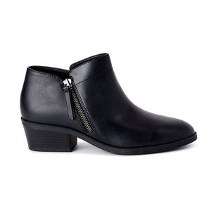 Zipper Ankle Boot